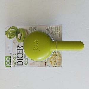 Joie Garlic Mini Plastic Garlic Press Crusher Slicer Grater Dicing W Handle Gren